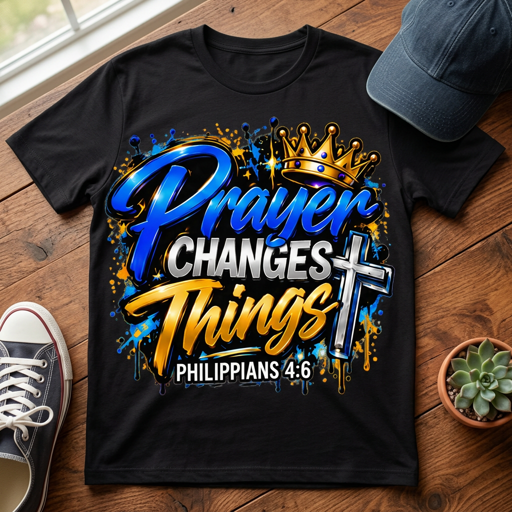 Prayer Changes Things T-shirt mockup