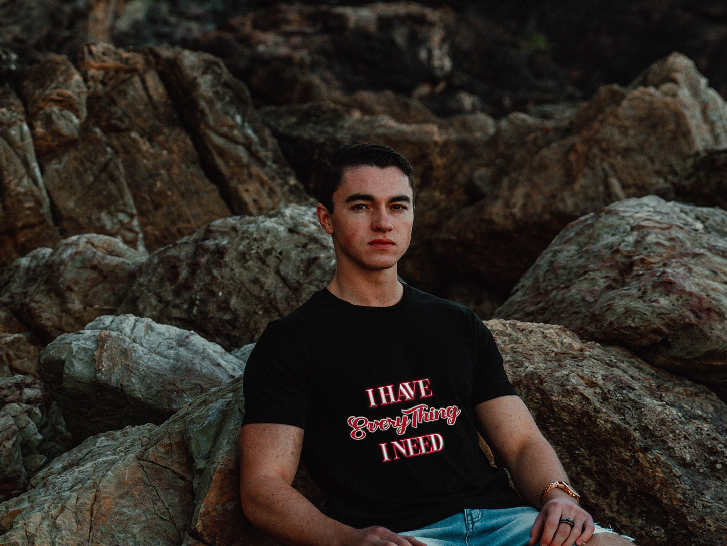 I have everything I need / I am Everything Couples Shirts