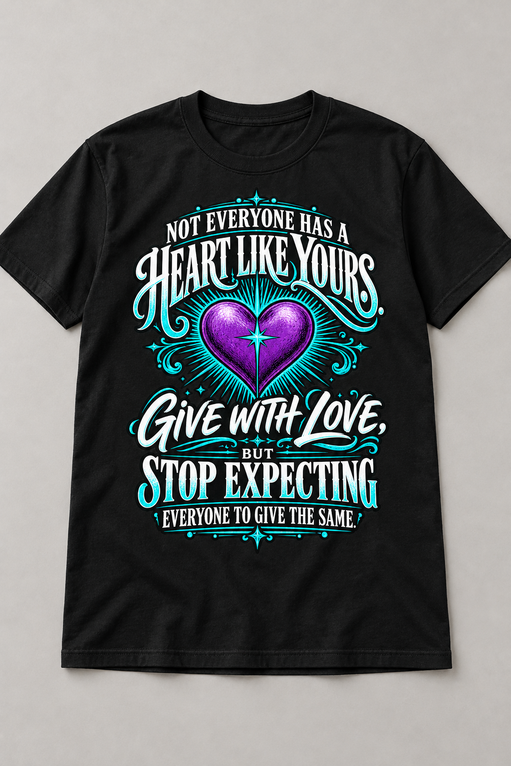 Heart Like Yours Teal T-Shirt