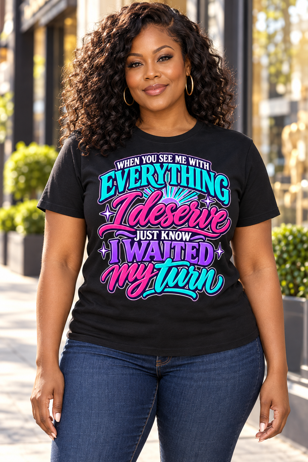 I Waited My Turn Vibrant T-Shirt